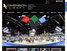 Tablet Screenshot of dimensioncraftinc.com